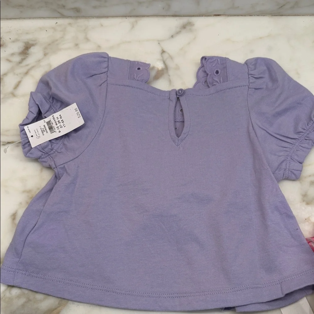 GAP Lavender Eyelet Kids Top